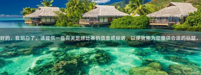 好的，我明白了。请提供一些有关足球比赛的信息或标语，以便我能