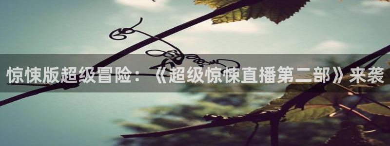 雨燕nba直播在线观看：惊悚版超级冒险：《超级惊悚直播第二部》来袭