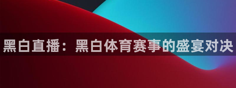 雨燕360体育免费直播nba下载：黑白直播：黑白体育赛事的盛宴对决
